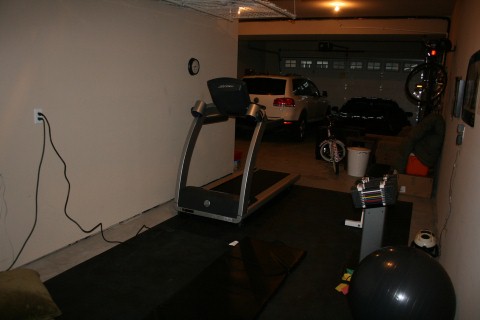 a garage gym